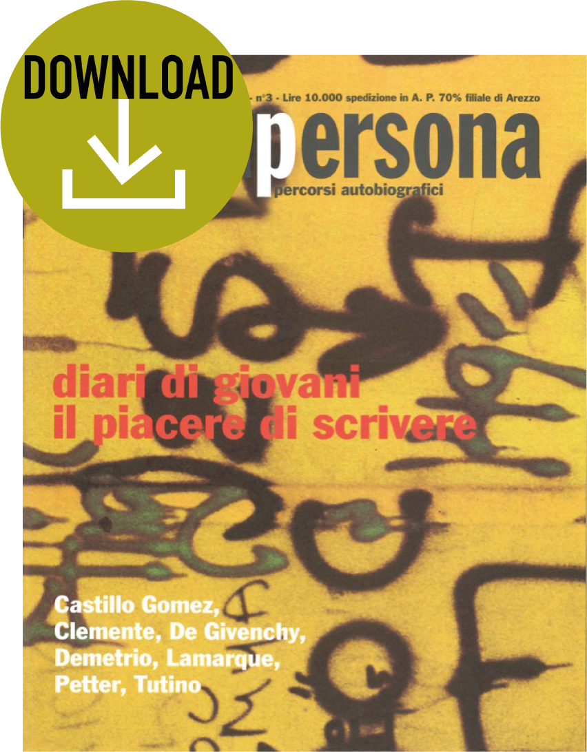 Diari di giovani, il piacere di scrivere / Primapersona 3 - pdf