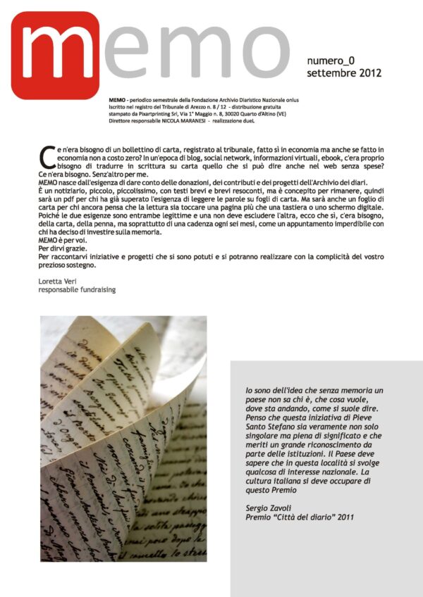 Memo n. 00