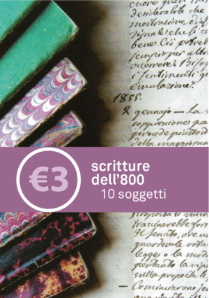 cartoline scritture dell'800