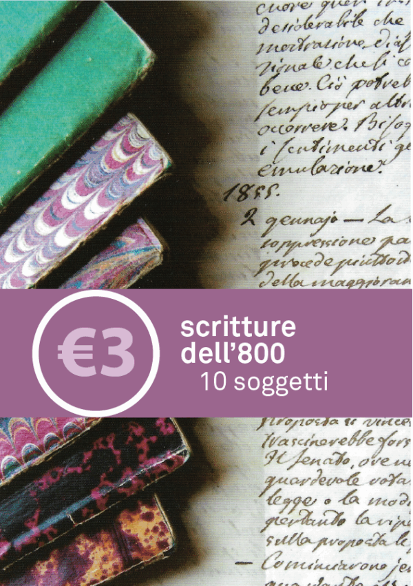 cartoline scritture dell'800